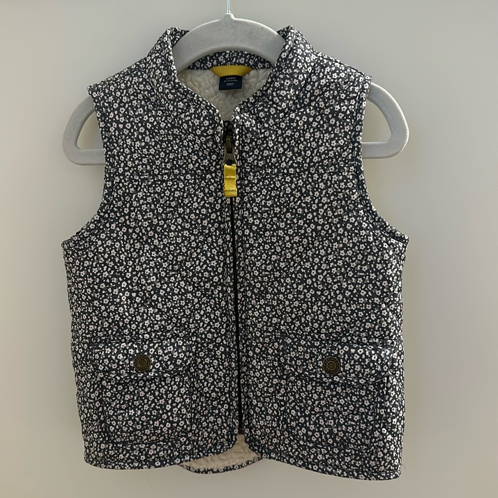 Baby gap floral print vest